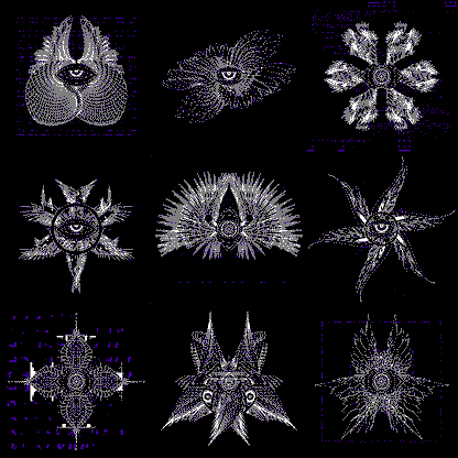 Wide eye angels pack / 9 loops