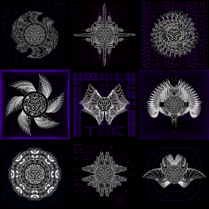 Multiple eye angels pack / 9 loops