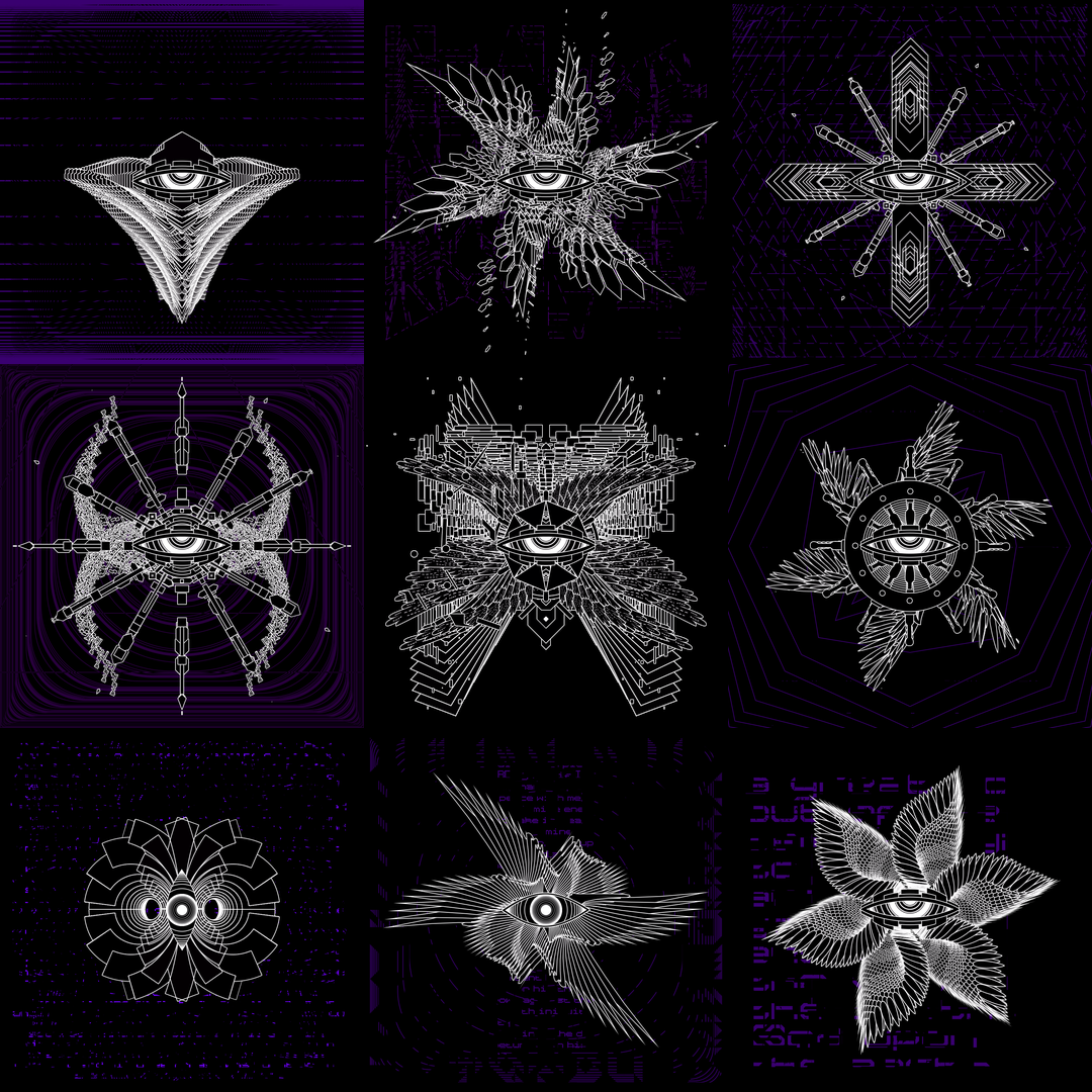 Covered eye angels pack / 9 loops
