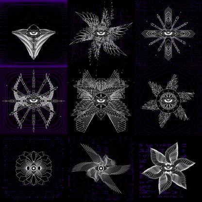 Covered eye angels pack / 9 loops