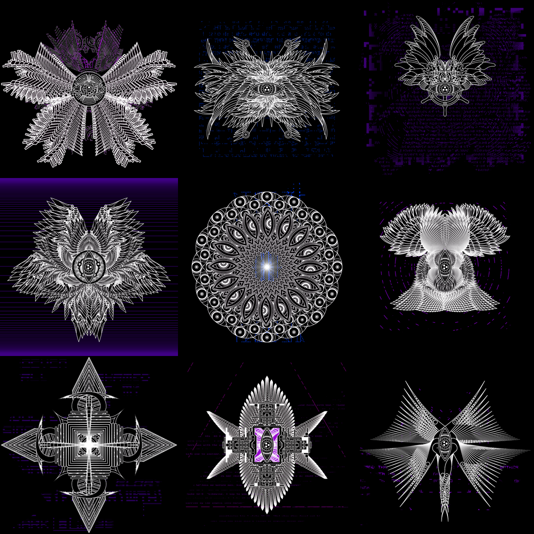 Divine eye angels pack / 9 loops