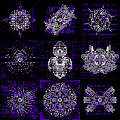 Large eye angels pack / 9 loops