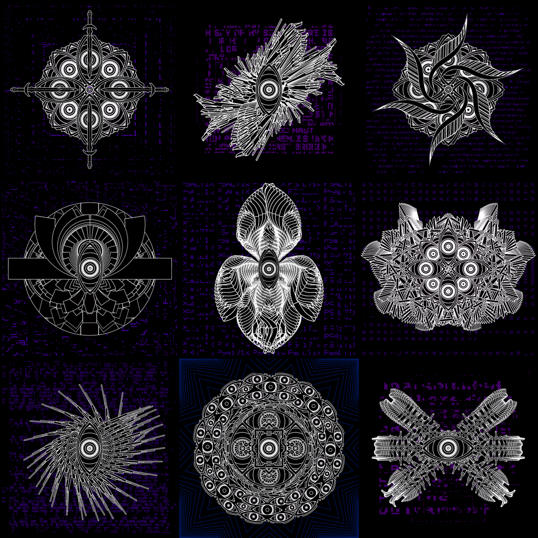 Large eye angels pack / 9 loops