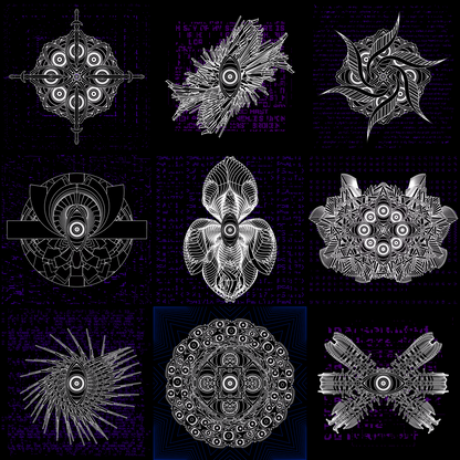 Large eye angels pack / 9 loops