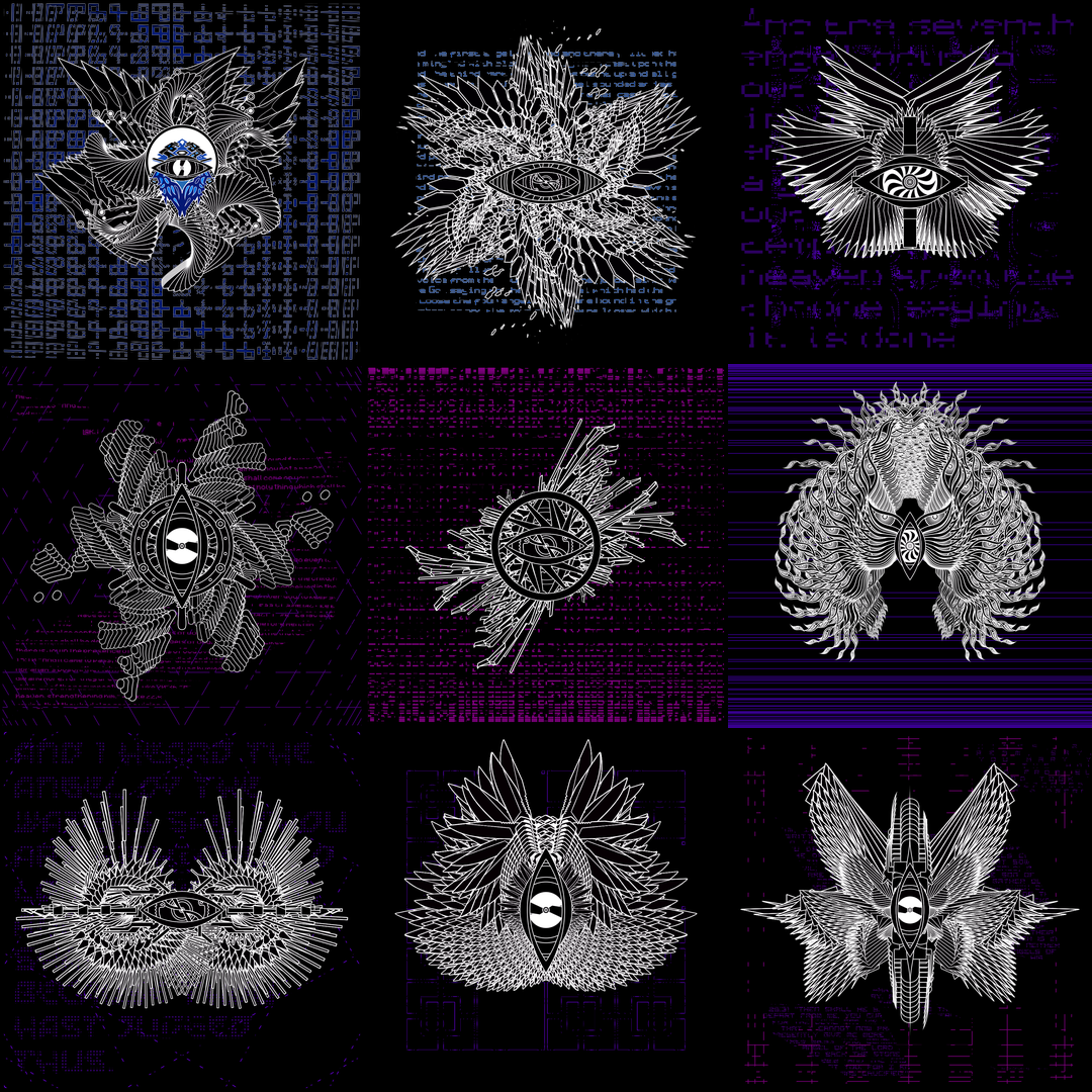 Metallic eye angels pack / 9 loops