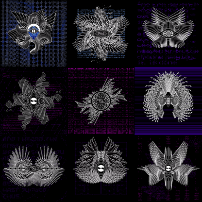Metallic eye angels pack / 9 loops