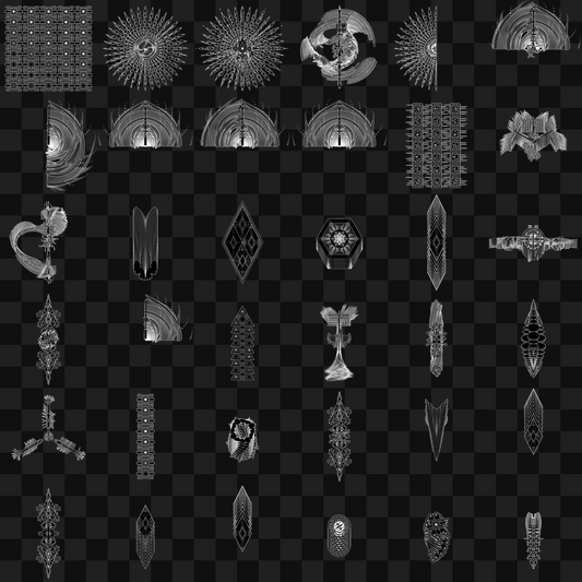Pillar asset bundle / 77 loops