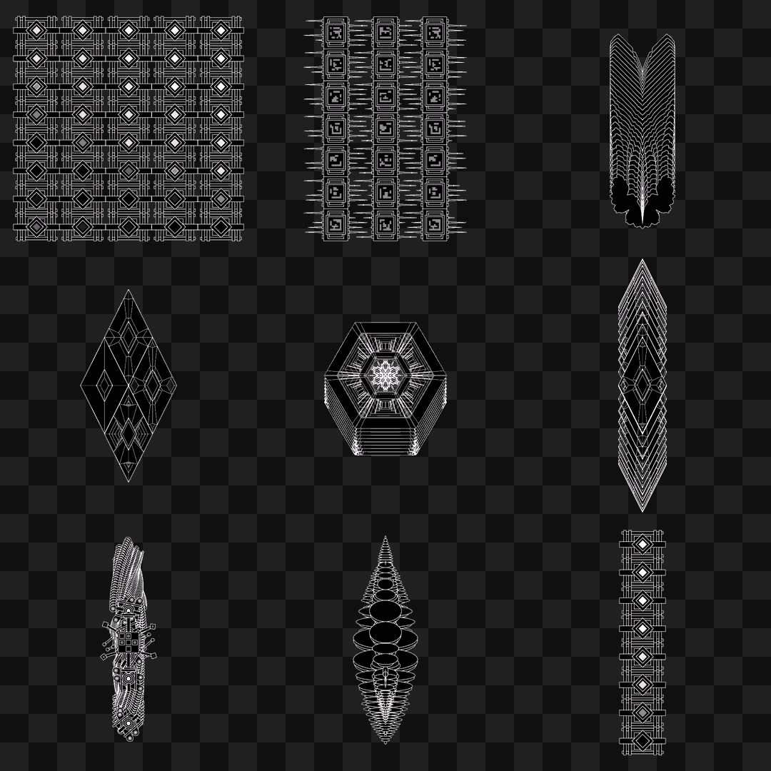 Delta pillar asset pack / 27 loops