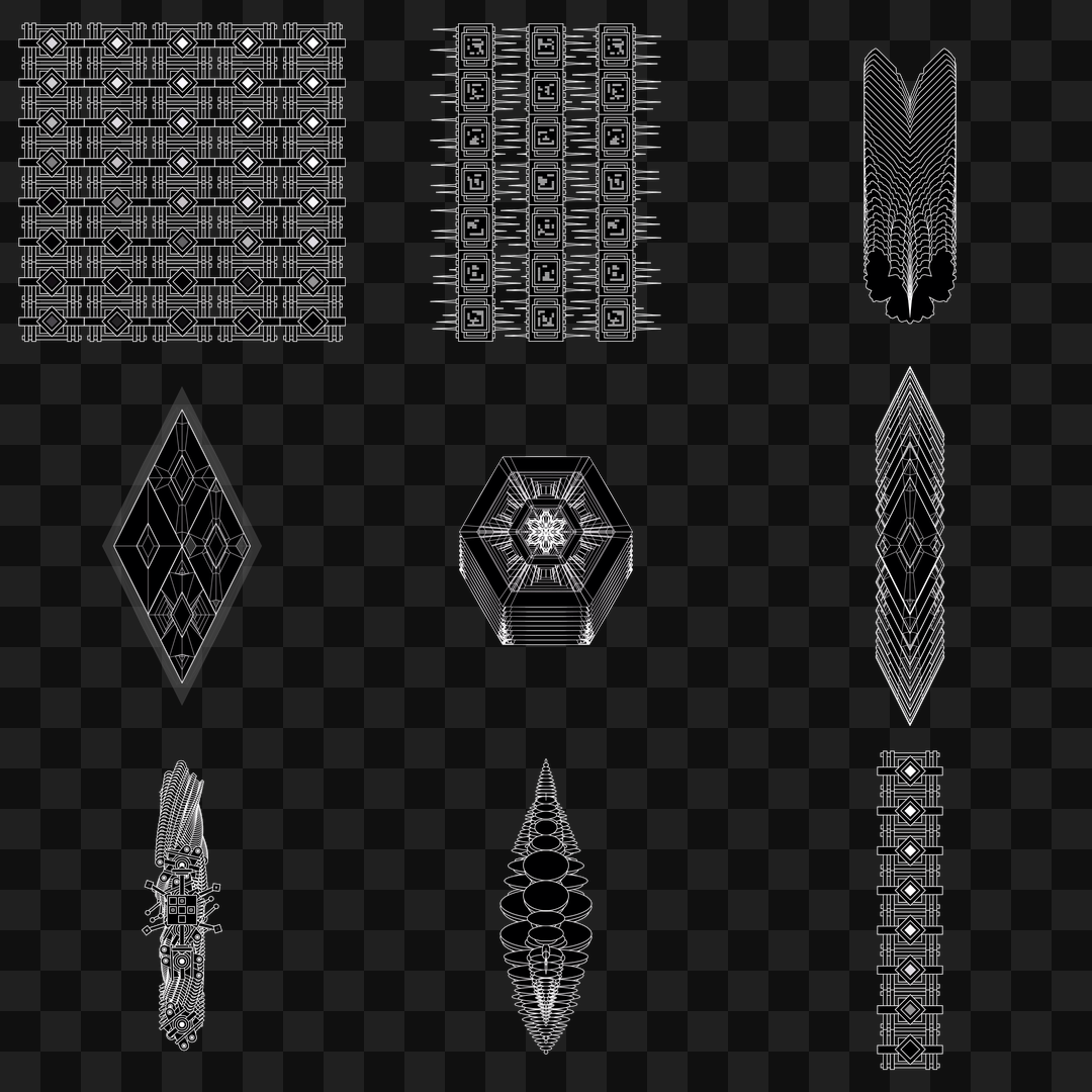 Delta pillar asset pack / 27 loops