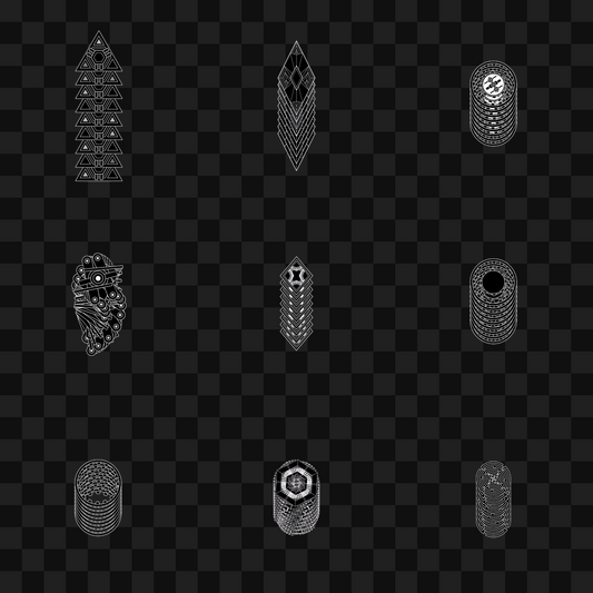 Omicron pillar asset pack / 13 loops