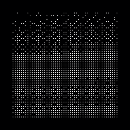 Block fat square asemic asset pack / 69 loops