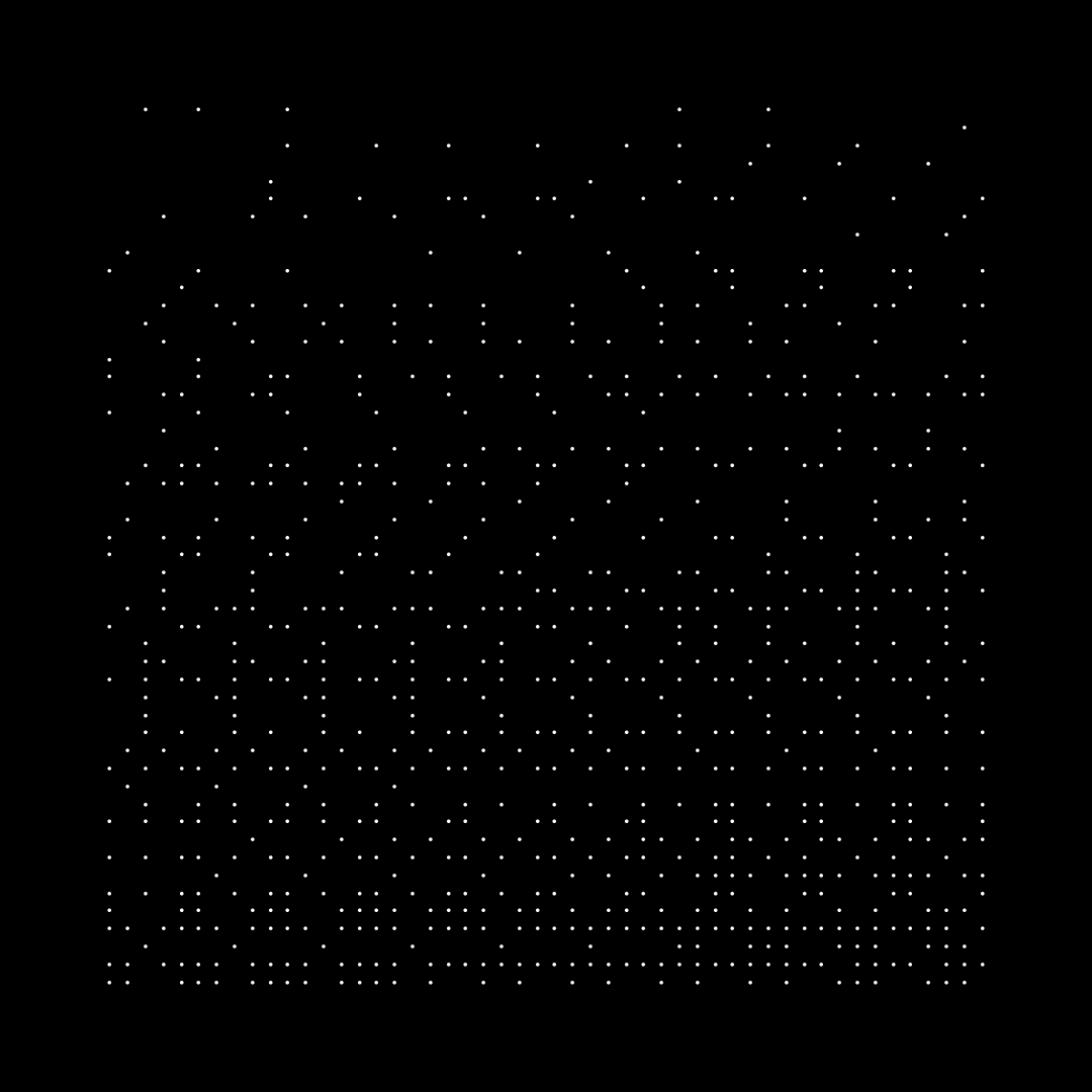 Block fat square asemic asset pack / 69 loops