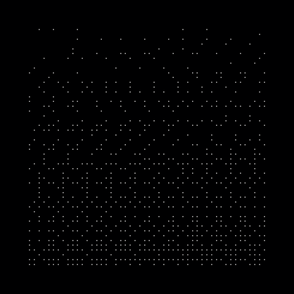 Block fat square asemic asset pack / 69 loops