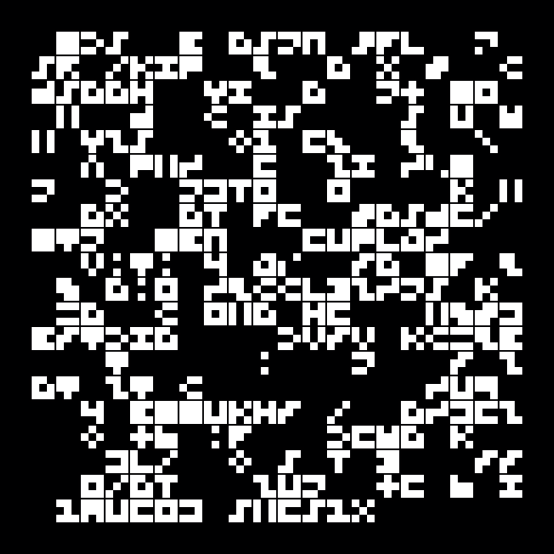 Block fat square asemic asset pack / 69 loops