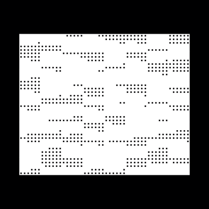 Block fat square asemic asset pack / 69 loops