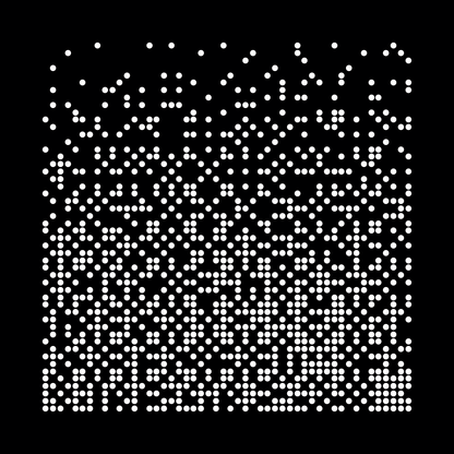 Block fat square asemic asset pack / 69 loops