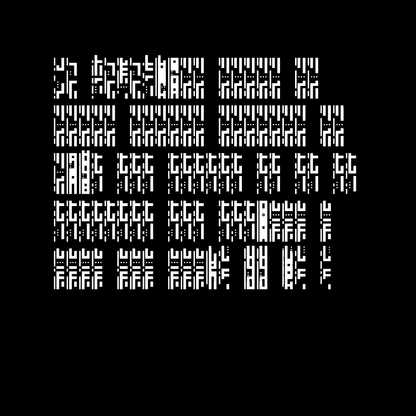 Block paragraph square asemic asset pack / 25 loops