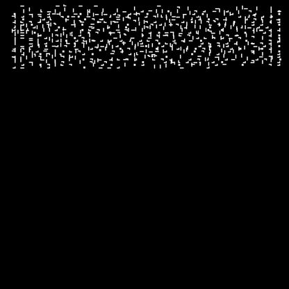 Block paragraph square asemic asset pack / 25 loops