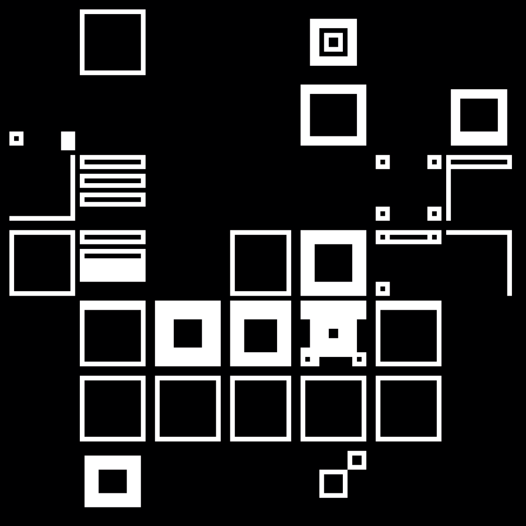 Block paragraph square asemic asset pack / 25 loops