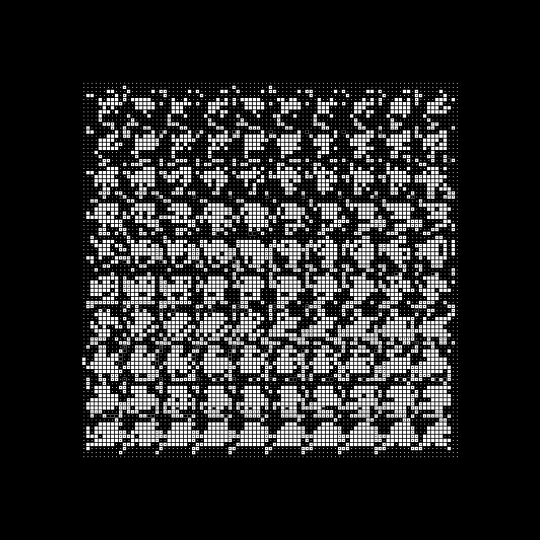 Block paragraph square asemic asset pack / 25 loops