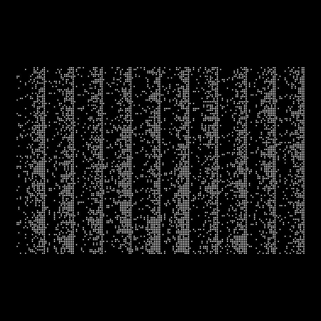 Block paragraph square asemic asset pack / 25 loops