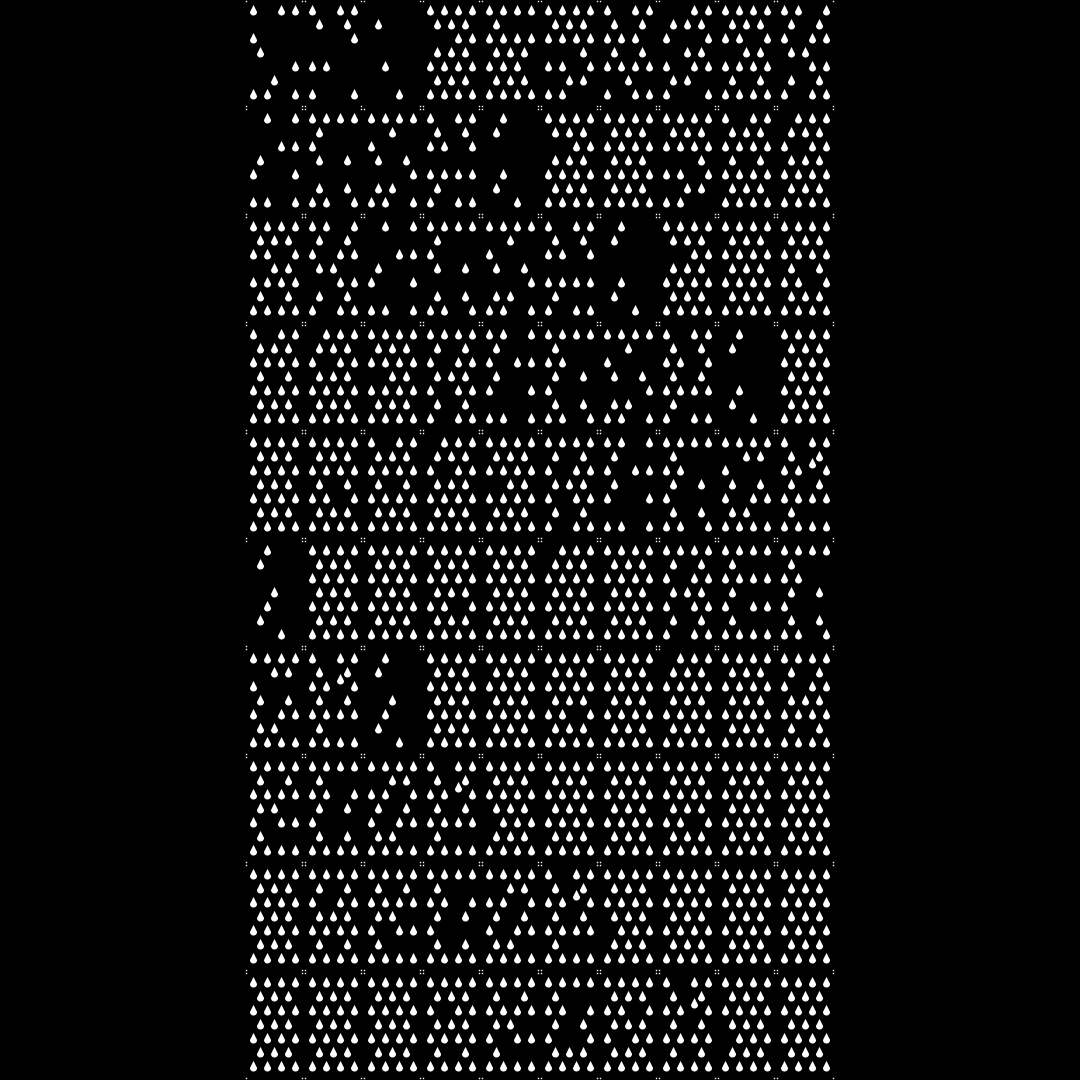 Block vertical square asemic asset pack / 28 loops