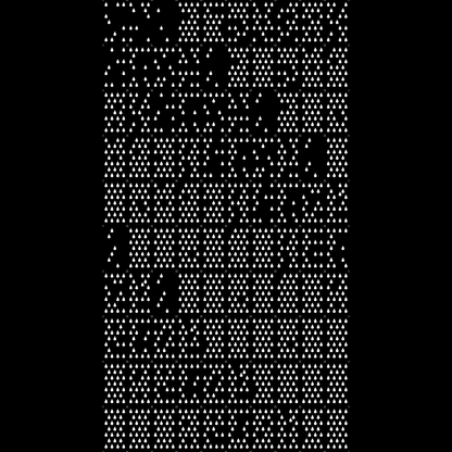 Block vertical square asemic asset pack / 28 loops