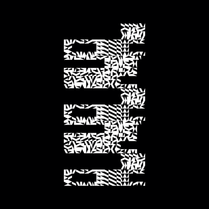 Block vertical square asemic asset pack / 28 loops