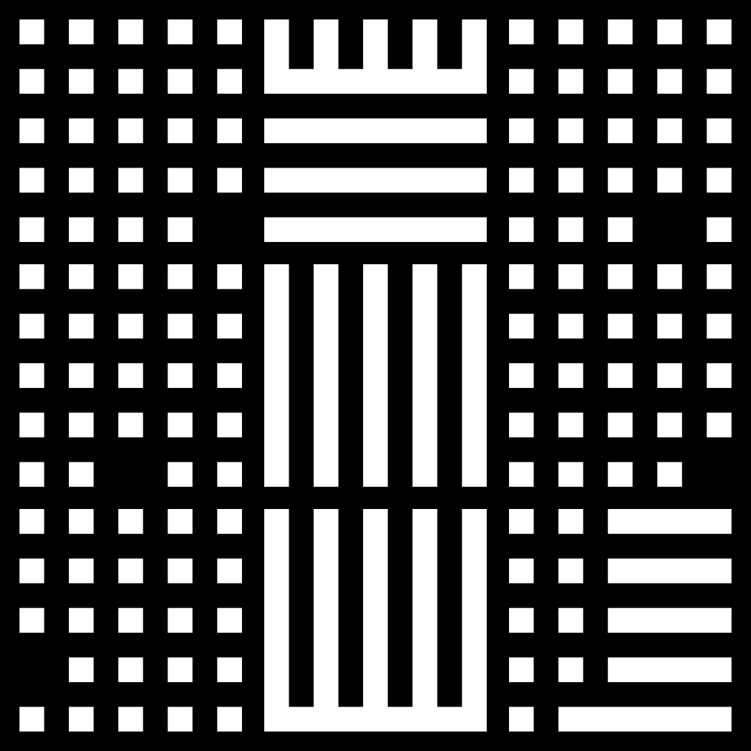 Alpha asemic square pattern asset pack / 11 loops