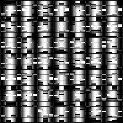 Alpha asemic square pattern asset pack / 11 loops