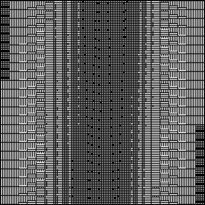 Alpha asemic square pattern asset pack / 11 loops