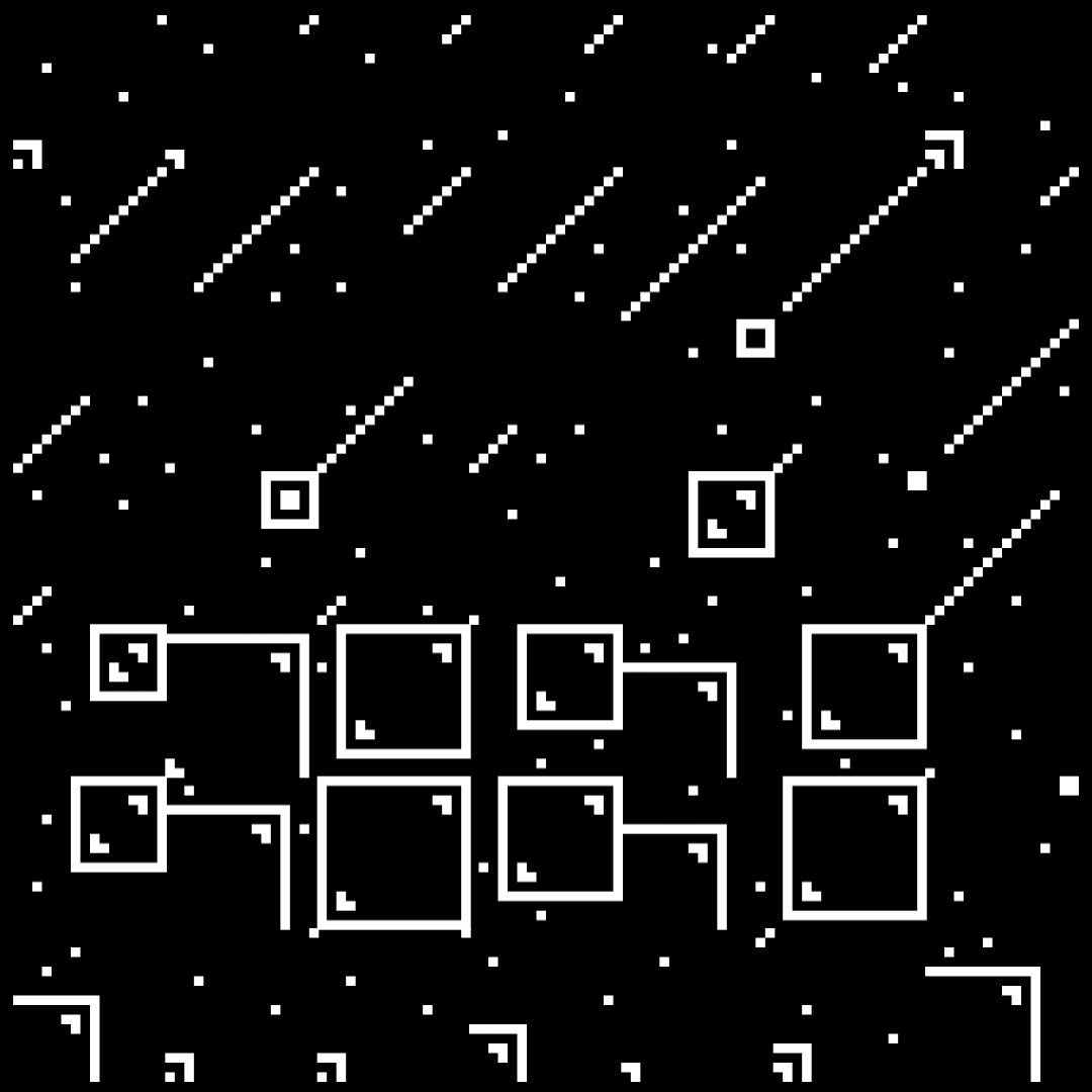 Beta asemic square pattern asset pack / 12 loops