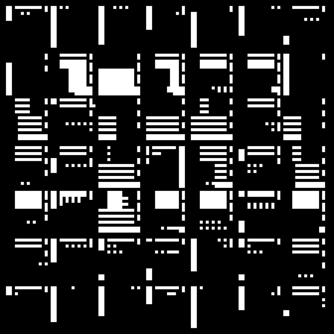 Beta asemic square pattern asset pack / 12 loops