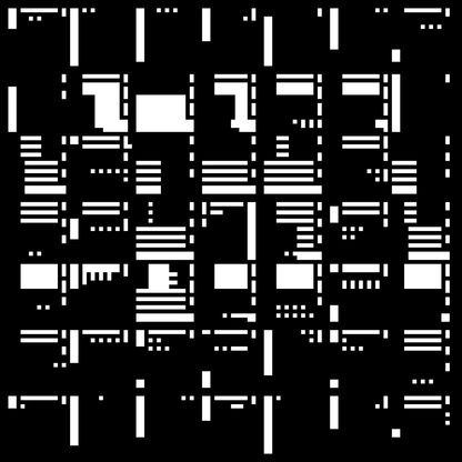 Beta asemic square pattern asset pack / 12 loops