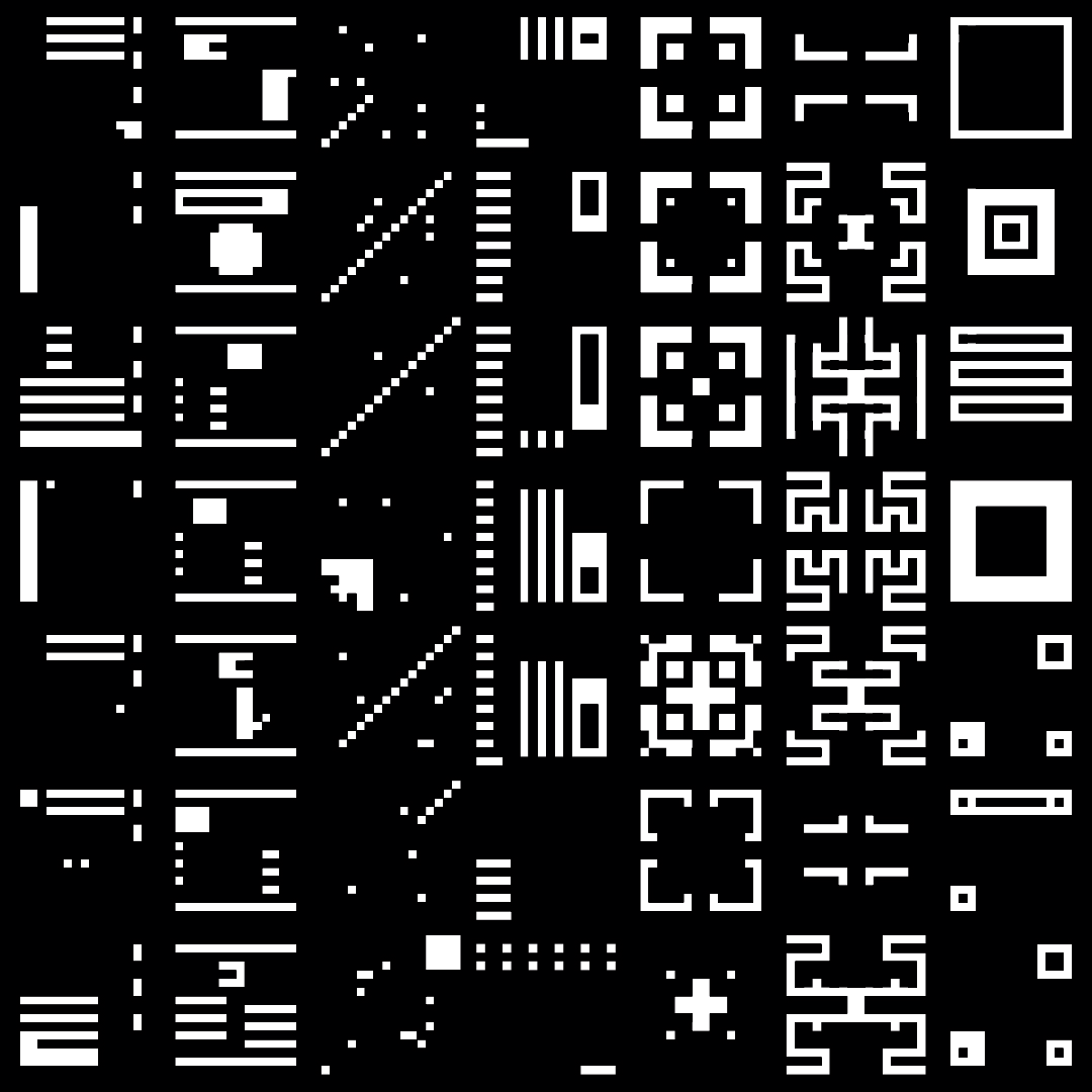 Beta asemic square pattern asset pack / 12 loops