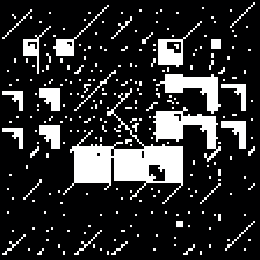 Beta asemic square pattern asset pack / 12 loops