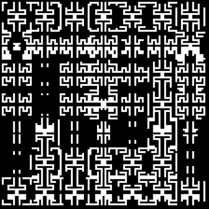 Beta asemic square pattern asset pack / 12 loops