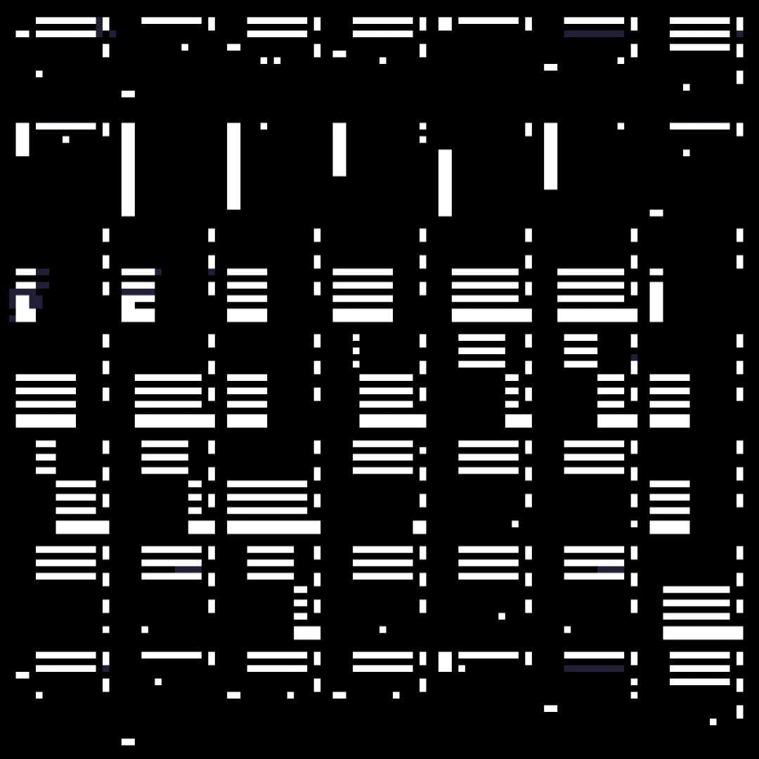 Beta asemic square pattern asset pack / 12 loops