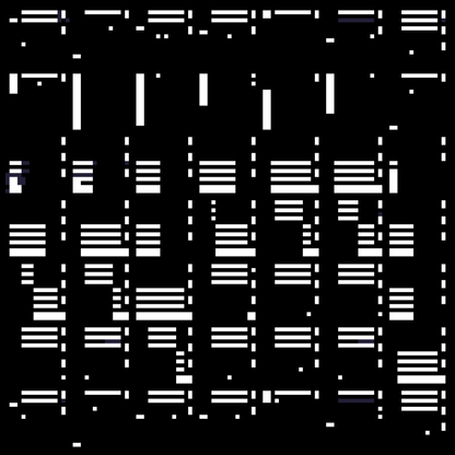 Beta asemic square pattern asset pack / 12 loops