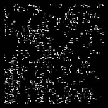 Delta asemic square pattern asset pack / 9 loops