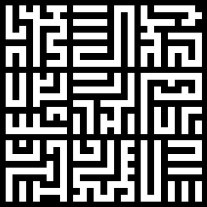 Delta asemic square pattern asset pack / 9 loops