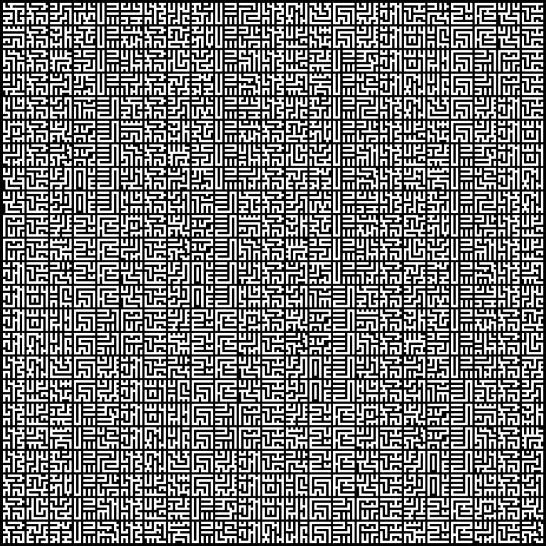 Delta asemic square pattern asset pack / 9 loops