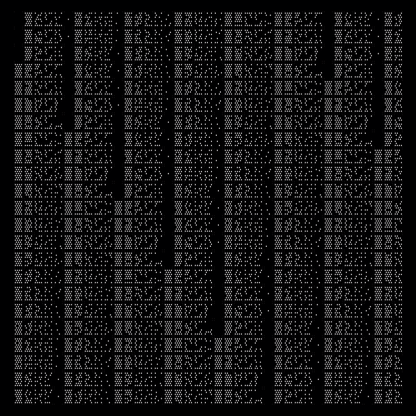 Epsilon asemic square pattern asset pack / 9 loops