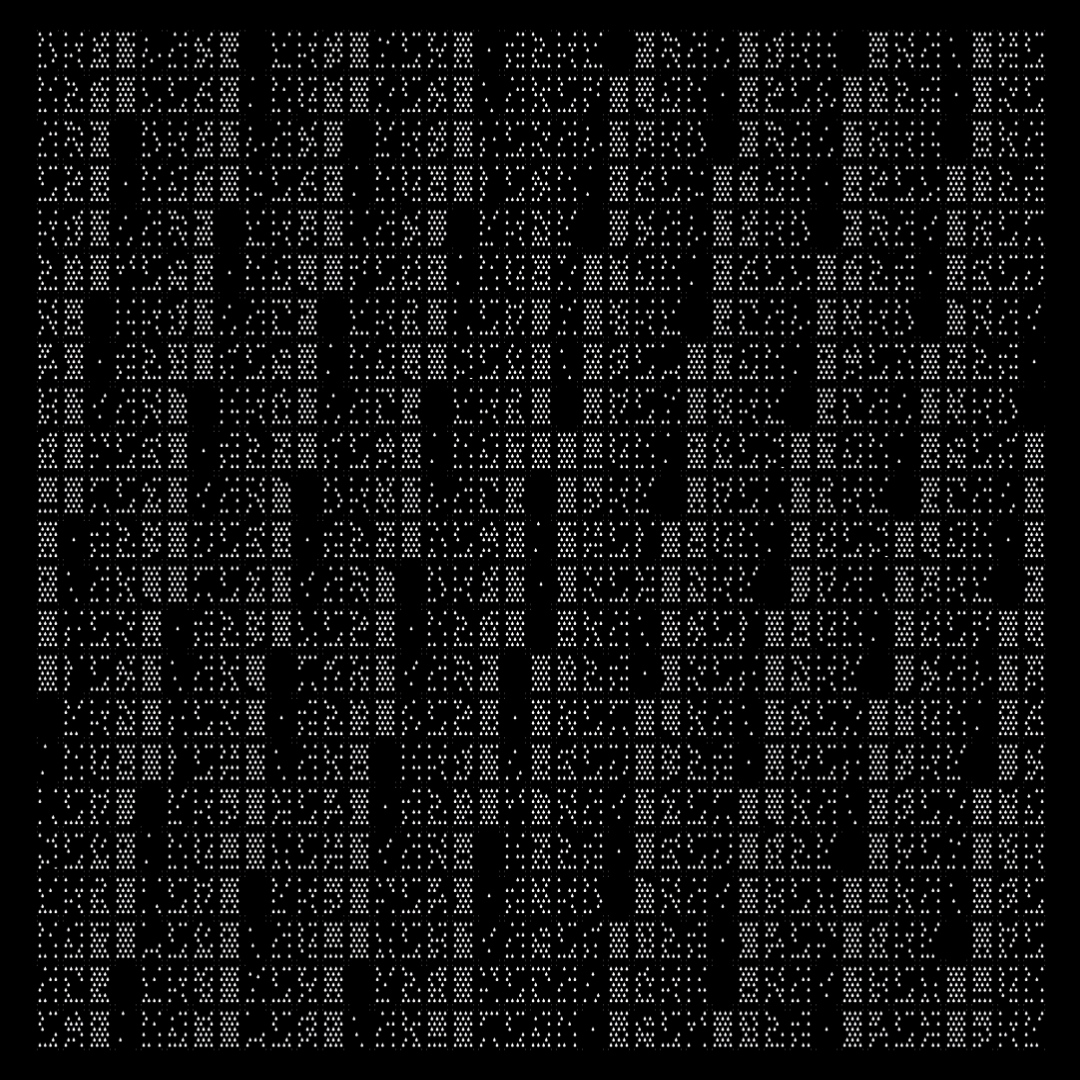 Epsilon asemic square pattern asset pack / 9 loops