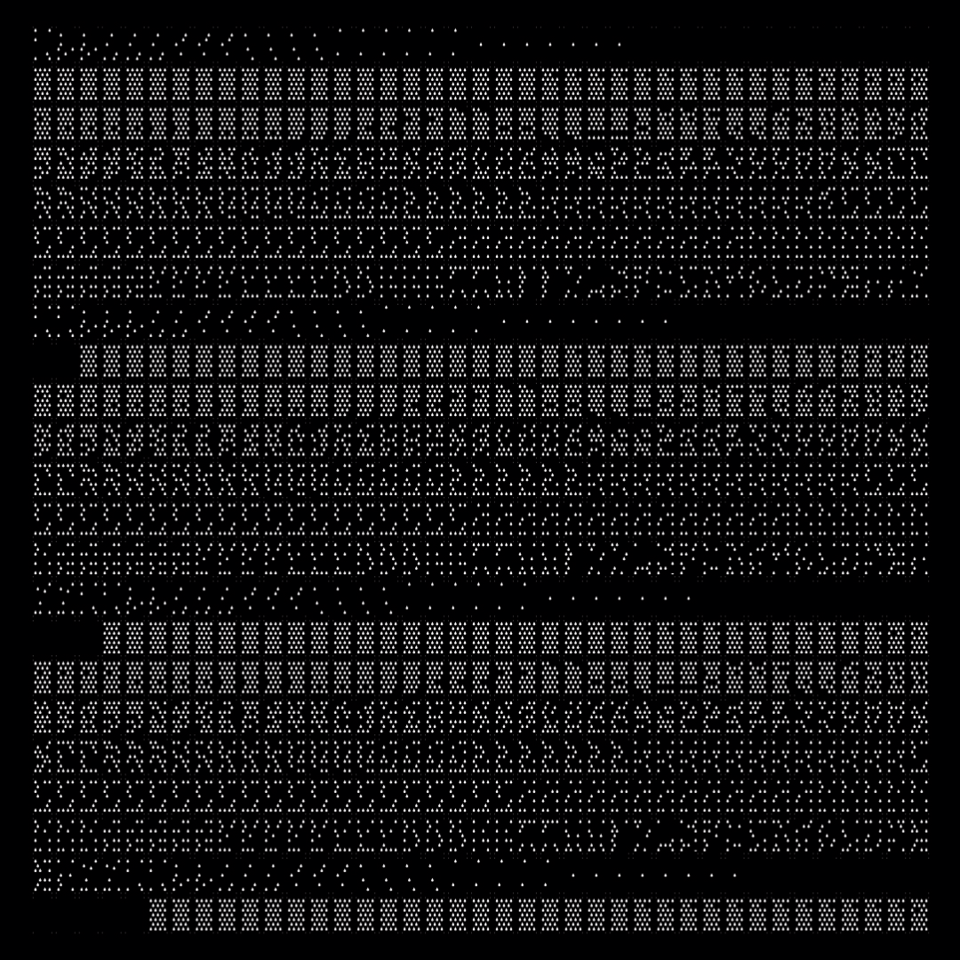 Epsilon asemic square pattern asset pack / 9 loops