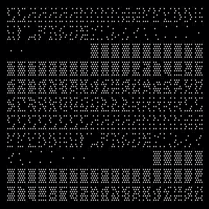 Epsilon asemic square pattern asset pack / 9 loops