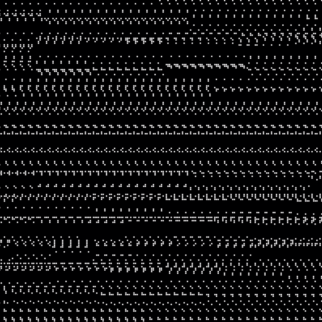 Epsilon asemic square pattern asset pack / 9 loops