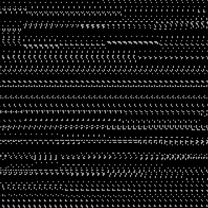 Epsilon asemic square pattern asset pack / 9 loops