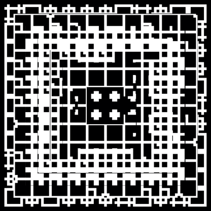 Eta asemic square pattern asset pack / 10 loops
