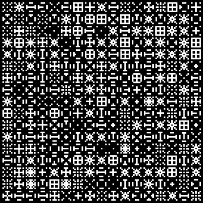 Eta asemic square pattern asset pack / 10 loops